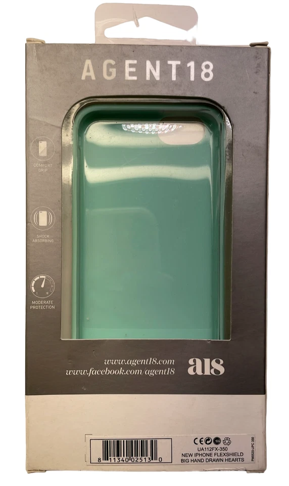 Agent18 Flexshield Premium Fashion Case for iPhone 5/5S/SE-Big Hand Drawn Hearts - Image 2 of 4