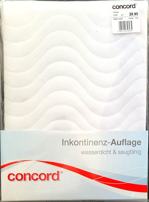 Inkontinenz-Auflage wasserdicht Farbe: 504 weiß concord 70 x 90 cm DE9014352 OVP