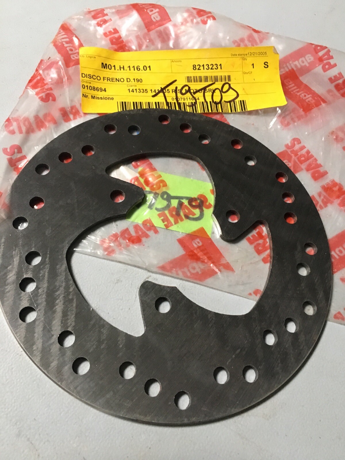 Disque frein avant scooter Aprilia 8213231 Gulliver Leonardo SR 50