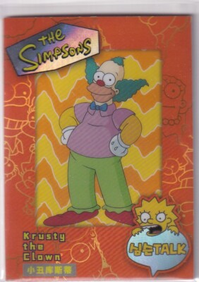 Fancy Card The Simpsons 2024 Trading Card No. TS-BC-037 Krusty the Clown