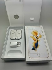 iPhone 6S Plus EMPTY Retail Box Headphones Wall cube Original Paperwork NO PHONE