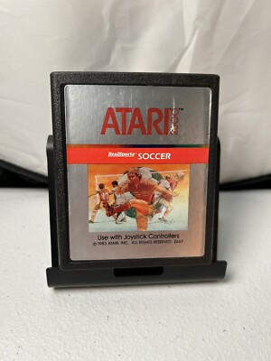 Jeu Vidéo RealSports Soccer Pour Atari 2600 - État Correct - Jeu De Football Rétro
