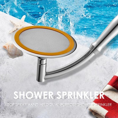 Hand Held Adjustable 2 Mode Handheld Bathroom Water Saving Jetting Showerhead
