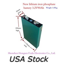 4 NEW 3.2V 90Ah lifepo4 battery CELL Hongsen Feida good cells