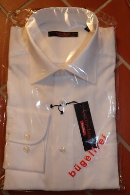 Casa Moda classic shirt long sleeve white non-iron 100% cotton tw 114 New