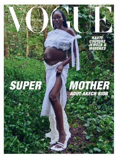 Vogue Australia Magazine Issue November 2024/ ADUT AKECH BIOR