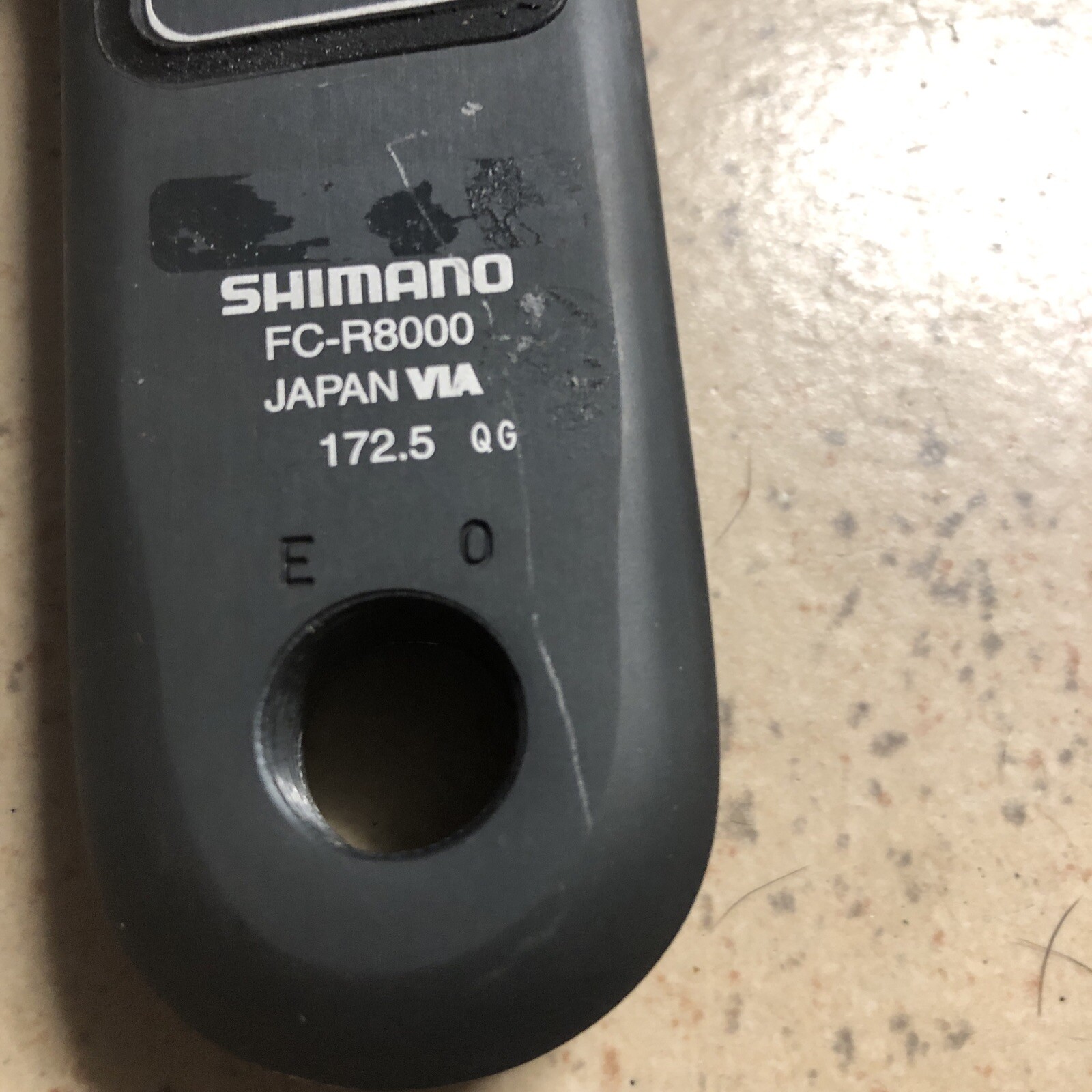 Shimano Ultegra R8000 172.5mm Crankset - Black