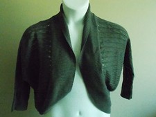 NEW WITH TAG XXI 3/4 Sleeve Cardigan Shrug Womens Sz S Gray