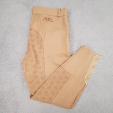 Piper By Smartpak Womens Pants 36 Tan Camel Riding Equestrian Breeches Patch