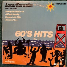 Laser Karaoke 60's Hits vol 11 -8" Laserdisc buy 6 for Free Shipping