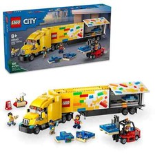 Yellow Delivery Truck