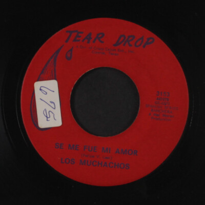 LOS MUCHACHOS: se me fue mi amor / aquel beso TEAR DROP 7'' Single 45 RPM