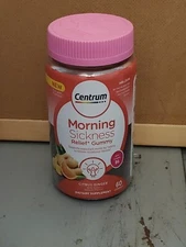 (BB 06/25) Centrum Morning Sickness Relief Gummies, Citrus Ginger Flavor-60 ct.