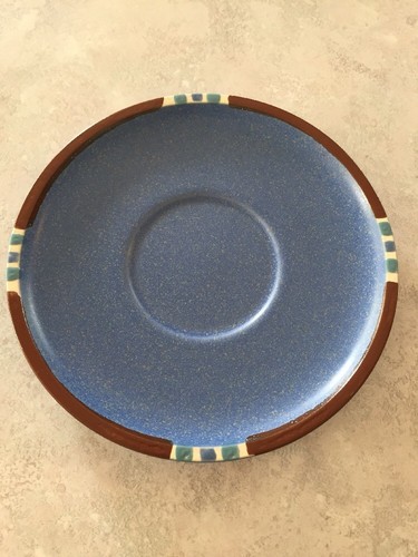 Dansk Mesa-Sky Blue Pattern 6.25” Saucers Set Of 10 Discontinued style VINTAGE - Picture 2 of 6