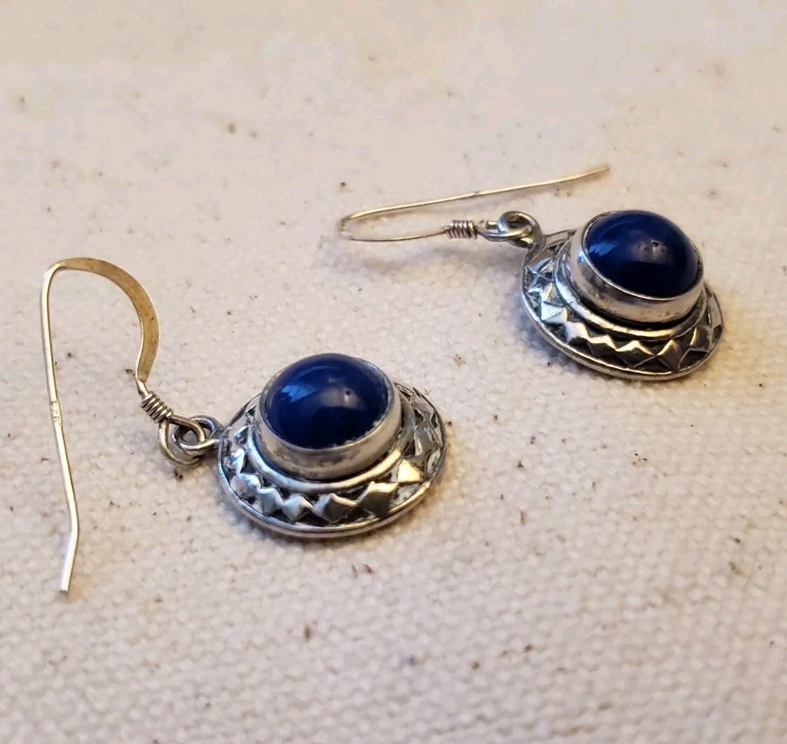 Two Pairs Solid 925 Sterling Silver Button Post L… - image 9