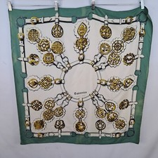 Foulard Hermes in pura seta colore verde 86x86cm