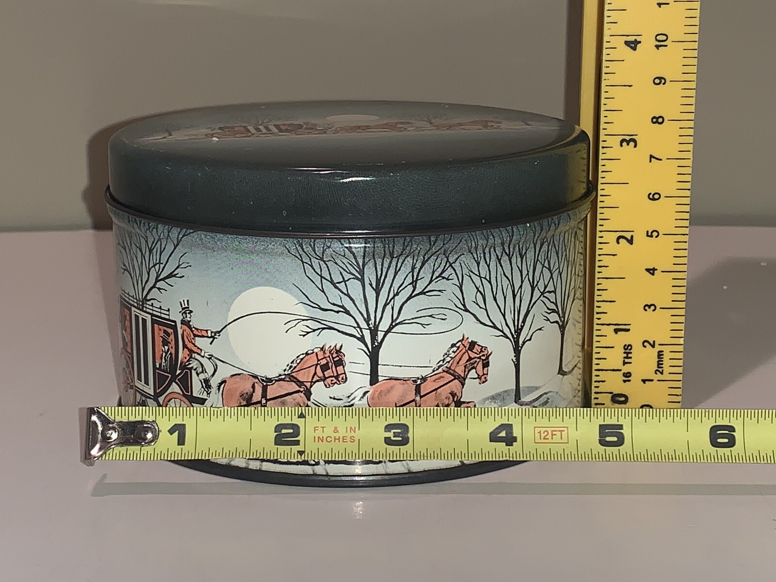 Cherrydale Farms Small Tin Cashew Butter Crunch, E Cherry Sons MCM Vintage