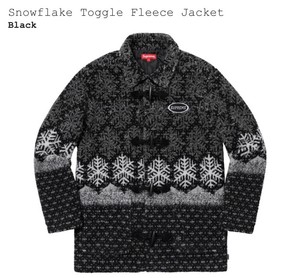 snowflake toggle fleece jacket