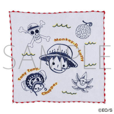 ONE PIECE Embroidered Mini Towel JUMP FESTA 2022 JF Handkerchief 