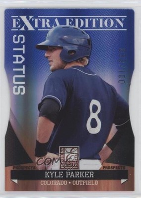2011 Donruss Elite Extra Edition Prospects Blue Status Die-Cut Kyle Parker sh7