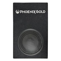 Phoenix Gold ZX18PBS 8 Zoll Slim Passiver Subwoofer Einzelbox 200 W Rms 4 Ohm