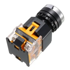 2X 22mm Mount 10A 380V DPST DPST Red Green Momentary Push Button Switch