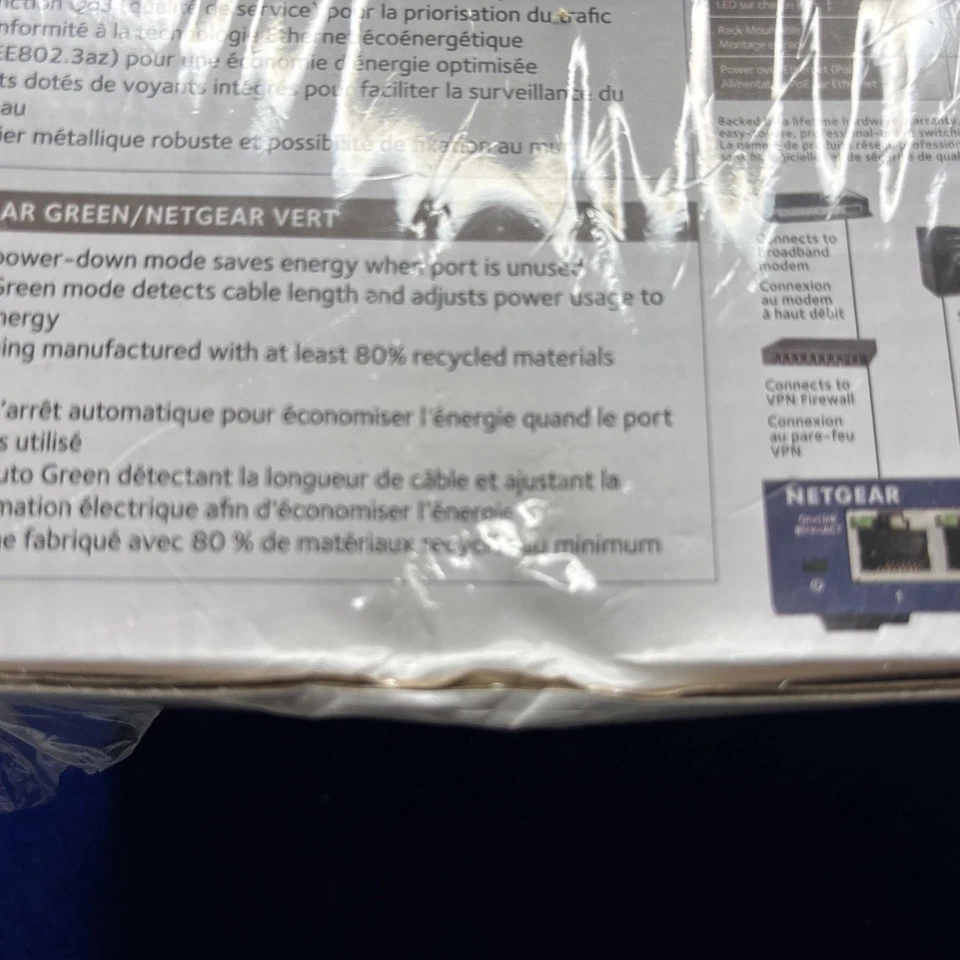 NETGEAR ProSafe (FS108) 8-Ports POE switch - Image 4 of 4