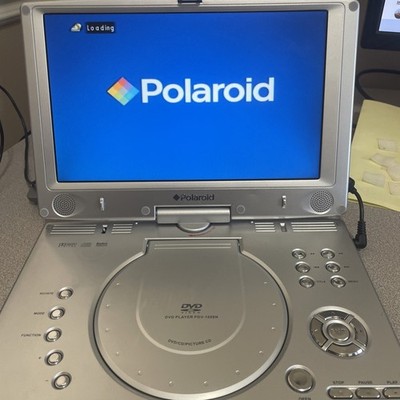 Polaroid PDV-1008N Portable DVD Player 10'' rotating LCD Screen Bundle w/Remote