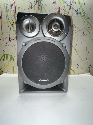 Aiwa 3-Way Bass Reflex Speaker SX-ND30, Impedance 6 Ohms In Silver Color/PARTS/