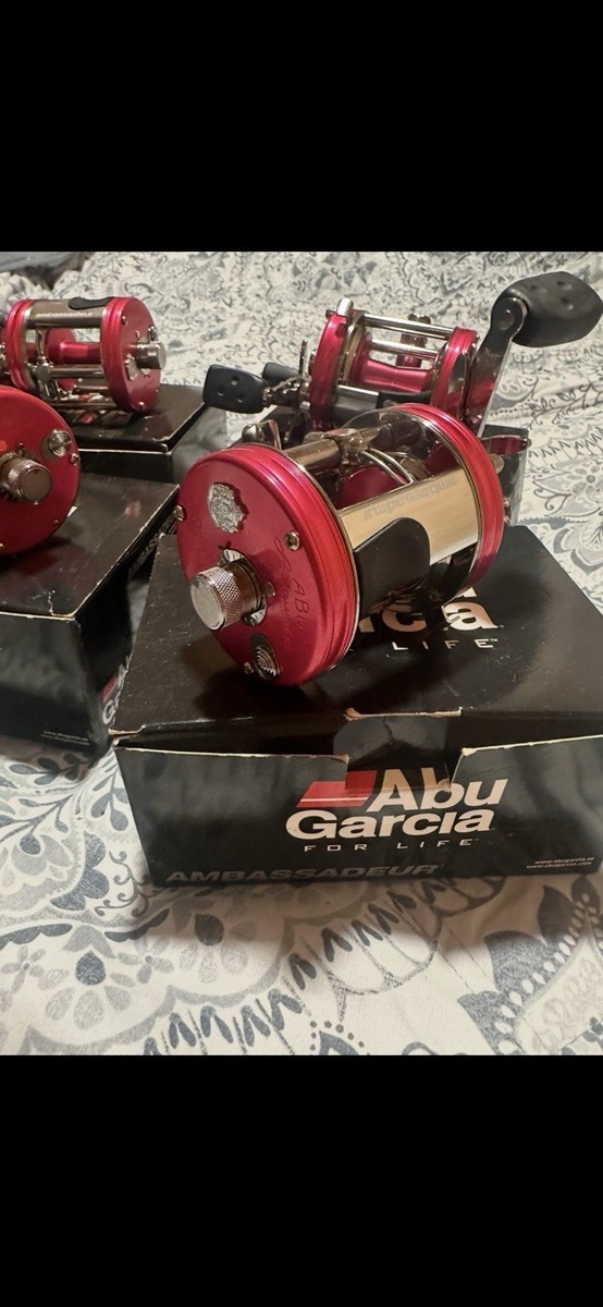 Abu Garcia Ambassadeur 6500CS Pro Rocket Pink Baitcast Reel w/ Box