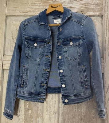 Jeans Jacke QS by S  Oliver , Fun is where you are , Damen Größe M , mit Taschen