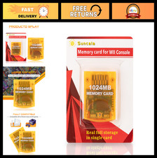 High-Capacity 1024MB Memory Card for Gamecube  Wii - Compatible Storage Solutio