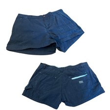 Vintage Y2K Aeropostale Navy Utility Cargo Booty Shorts / Size 11/12