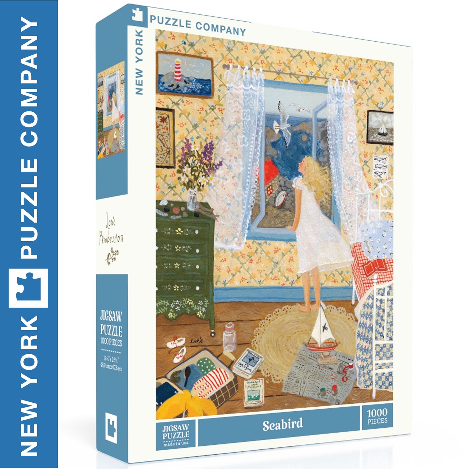 SEABIRD 1000pc New York Puzzle Company Random Cut Super Deluxe Jigsaw NPZLP2543