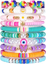 10 PCS Kids Friendship Bracelets for Teen Girls Women Little Girl