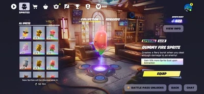 Fortnite Sprite’s | Normal/Gold/Gummy | Burnt Peanut/Zero Point/Gold Zero Point - Image 1 of 3
