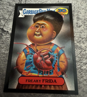 Freaky Frida Kahlo GPK #7b Garbage Pail Kids 30th Artistic Influence 2015