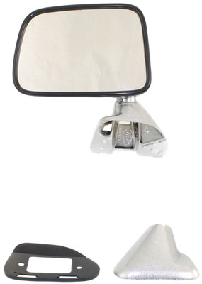 Manual Mirror For 1987-1988 Toyota Pickup Driver Side Deluxe Type Chrome