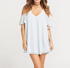 Show Me Your Mumu Birdie Ruffle Dress – NWT – Small – Seafoam/Mint