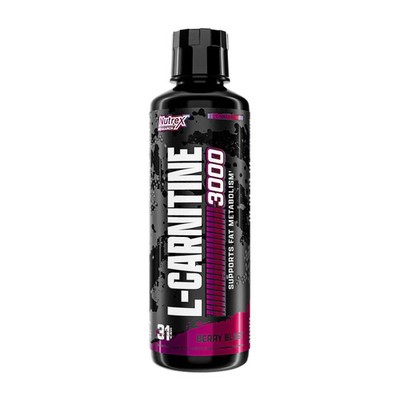 Nutrex Liquid Carnitine 3000 Berry Blast 31 Servings Fat Burner