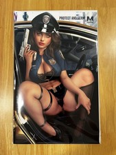 Casa M Peyton Azul Sidney Augusto Melinda Joven Policía Niña Bonita variante