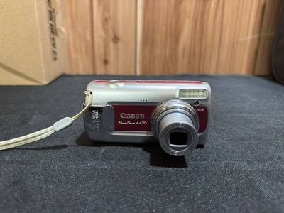 Canon PowerShot A470 7.1 MP Digital Camera with 3.4x Optical Zoom(Red)  