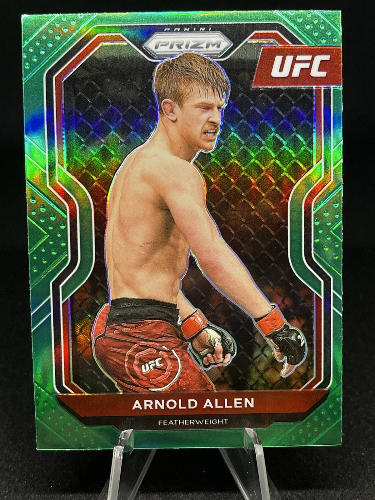 2021 Panini Prizm UFC - Arnold Allen #10 Green Prizm