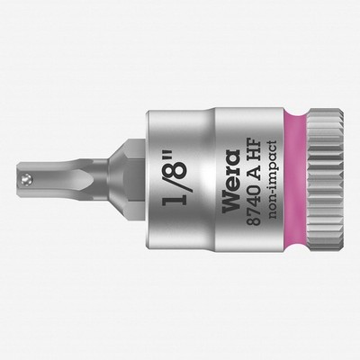 Wera 003383 8740 A 1/4'' Drive Zyklop Hex-Plus Bit Socket with Holding Function 1
