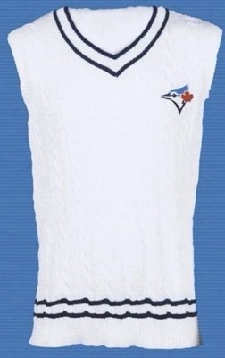   Cricket Sweater Vest XL Toronto Blue Jays Cricket Day; NEW!!!!