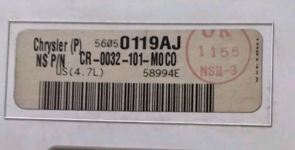 Cuadro de instrumentos Speed 05 Jeep Grand Cherokee 4,7 L 56050119AL OEM 7687 Foto 4 de 4