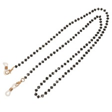 2 Pcs Beaded Metal Glasses Chain Cord Stylish Eyewear Retainers For Women