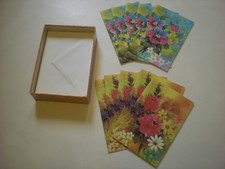 Newton Mill Waldorf Vintage Flora & Fauna Notelets - Boxed Informal Garden Notes