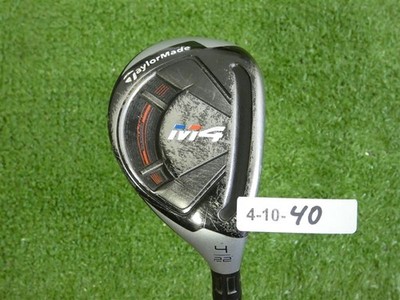 TaylorMade M4 22* 4 Hybrid Rescue Atmos 7S Stiff Graphite 40.5