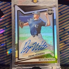 2022 Panini Elite Extra Edition -Brycen Mautz #59 Prime Numbers  Signatures /190